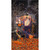 Timeless Treasures Fabrics Fright Night Haunted House 24 x 44 Inch Panel Black