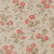 Moda Fabrics Fleur De Paris French General Parterre Floral Smoke Grey Red, floral fabric pattern with pink and beige flowers and greenish leaves on a light beige background.