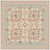 Moda Fabrics Fleur De Paris French General Parc Mignert Quilt Kit, a detailed fabric quilt with a vintage floral and patchwork design in soft red, blue, and cream colors.