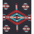 Windham Fabrics Spirit Trail Native American Condor Black Red Double Border