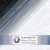 Lumin Fabrics White Owl Fundamentals Nickel Plated Strip Pack Blues and Greys Fabric Strips, arranged in a gradient from dark blue to light grey on a textured white background.