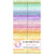 Lumin Fabrics White Owl Fundamentals Sheer Bliss Strip Pack Garden Blooms Pastel Fabric Strips