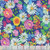 Benartex Fabrics Tropical Splash Navy Blue Floral Paradise