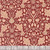 Moda Fabrics William Morris Muse Barbara Brackman Hedge Flowers Triple Net Russet Red