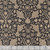 Moda Fabrics William Morris Muse Barbara Brackman Hedge Flowers Triple Net Ebony Black
