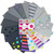 FreeSpirit Fabrics Tula Pink True Colors True Gray Graywork Coordinates Charm Squares Five Inch