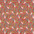 Studio E Fabrics Holly Woods Cathy Walters Bottlebrush Tree Toss Coral
