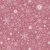 Studio E Fabrics Just a Dusting Michelle Austin Snow Crystals Rouge