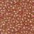 Moda Fabrics William Morris Muse Barbara Brackman Small Clover Floral Russet Red