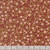 Moda Fabrics William Morris Muse Barbara Brackman Small Clover Floral Russet Red