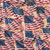 Quilting Treasures Fabrics Stars, Stripes, and Steel Dan Morris Cream Waving American Flags