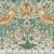 FreeSpirit Fabrics Buttermere William Morris & Co Strawberry Thief Mint, fabric pattern featuring birds, floral motifs, and intricate greenery in shades of mint, gold, and cream.