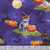Wilmington Prints Spooky Tails Nancy Mink Scenic Cats Purple