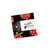 Moda Fabrics Mystic Fable Ruby Star Society Alexia Abegg Mini Charm 2.5 Inch Squares, fabric pack with strawberry pattern on black background.