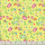 Benartex Fabrics Tropical Splash Yellow Tropical Punch, vibrant yellow fabric with tropical drink and floral pattern.