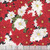 Wilmington Prints Cardinal Charm Susan Winget Packed Poinsettias Black