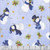 Wilmington Prints Let it Snow-Man! Danielle Leone Snowmen Toss Light Blue