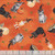 Wilmington Prints Spooky Tails Nancy Mink Tossed Cats Orange