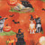 Wilmington Prints Spooky Tails Nancy Mink Scenic Cats Orange