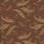 Marcus Fabrics Making Waves Katie Solberg Kashmir Floral Paisley Brown, fabric with a brown background and a paisley floral pattern in shades of red, beige, and black.