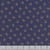 Marcus Fabrics Making Waves Katie Solberg Circle Moon Navy, navy fabric with gold crescent moons and dotted circles pattern.