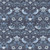 FreeSpirit Fabrics Buttermere William Morris & Co Mini Strawberry Thief Indigo, a detailed floral and bird pattern fabric in shades of blue and white.