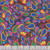 Quilting Treasures Carnivale  Packed Paisleys Black