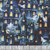 Benartex Fabrics Ghostly Soiree Nicole DeCamp Ghost Town Gray