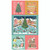 Benartex Fabrics Magical Season - Katie Daisy Magical Season Panel Multi, colorful holiday-themed fabric panel featuring a decorated Christmas tree, festive town scene, and holiday greetings with snow and winter elements.