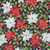 Benartex Fabrics Heartland Holiday  Nicole DeCamp Holiday Poinsettia Black