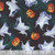 Benartex Fabrics Ghostly Soiree Nicole DeCamp Ghostly Parade Black