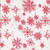Benartex Fabrics Magical Season  Katie Daisy Snow Frost White Red