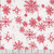 Benartex Fabrics Magical Season  Katie Daisy Snow Frost White Red