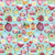 Benartex Fabrics Magical Season  Katie Daisy Vintage Ornaments Turquoise Multi