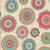 Benartex Fabrics Winter Haven Rachel Rossi Frosty Medallion Red Blue Green Mandala