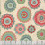 Benartex Fabrics Winter Haven Rachel Rossi Frosty Medallion Red Blue Green Mandala