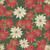 Benartex Fabrics Holiday Nouveau Green Art Nouveau Poinsettias