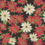Benartex Fabrics Holiday Nouveau Black Art Nouveau Poinsettias