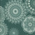 Benartex Fabrics Winter Haven Rachel Rossi Teal Blue Dancing Mandala