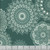 Benartex Fabrics Winter Haven Rachel Rossi Teal Blue Dancing Mandala