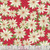 Benartex Fabrics Holiday Nouveau Crimson Red Art Nouveau Poinsettias