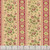 Benartex Fabrics Christmas At Home  April Cornell Kenna Stripe Tan