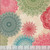 Benartex Fabrics Winter Haven Rachel Rossi Red Green Blue Dancing Mandala