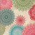 Benartex Fabrics Winter Haven Rachel Rossi Red Green Blue Dancing Mandala