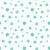 Benartex Fabrics Snow Joy Debbie Hron Turquoise Blue White Playful Snow Flakes