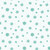 Benartex Fabrics Snow Joy Debbie Hron Turquoise Blue White Playful Snow Flakes