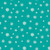 Benartex Fabrics Snow Joy Debbie Hron Turquoise Blue Playful Snow Flakes