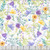 Benartex Fabrics Veronica's Garden  Kanvas Studio Wildflowers White
