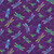 Benartex Fabrics Dragonfly Wonder Ann Lauer Large Dragonfly Purple Multi, colorful dragonflies on a vibrant purple background.