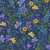 Benartex Fabrics Veronica's Garden  Kanvas Studio Wildflowers Navy